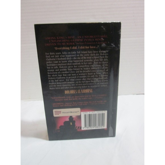 Dolores Claiborne By Stephen King - 1st Printing Signet Hardback 1993 - Picture 3 of 4